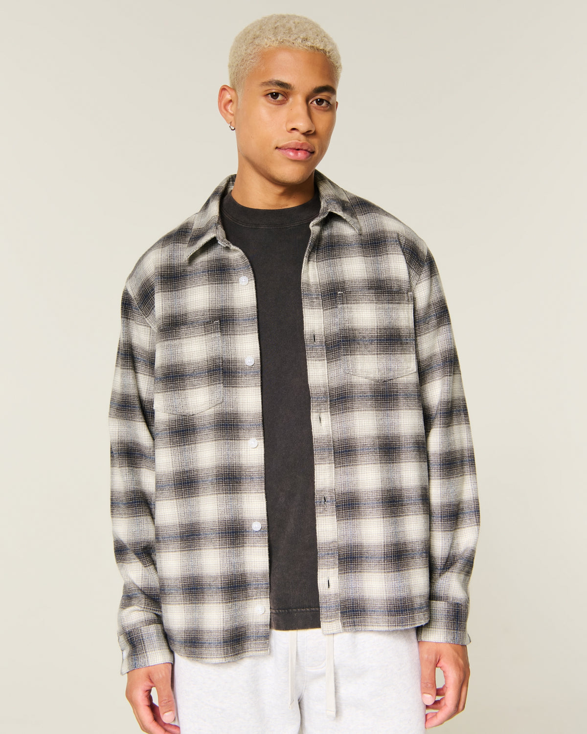 Hollister Boxy Flannel Shirt