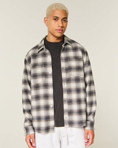Hollister Boxy Flannel Shirt