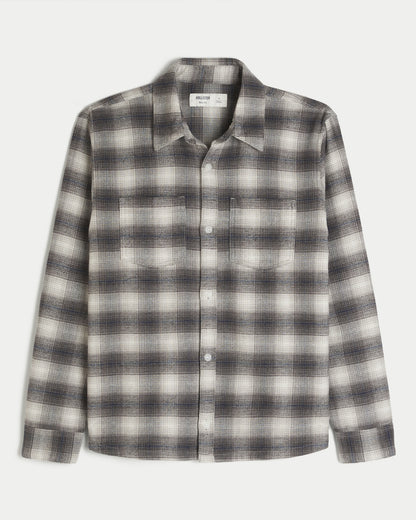 Hollister Boxy Flannel Shirt