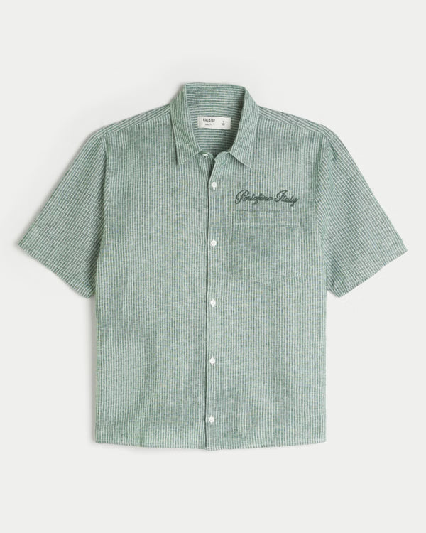 Hollister California's Boxy Short-Sleeve Portofino Italy Graphic Shirt
