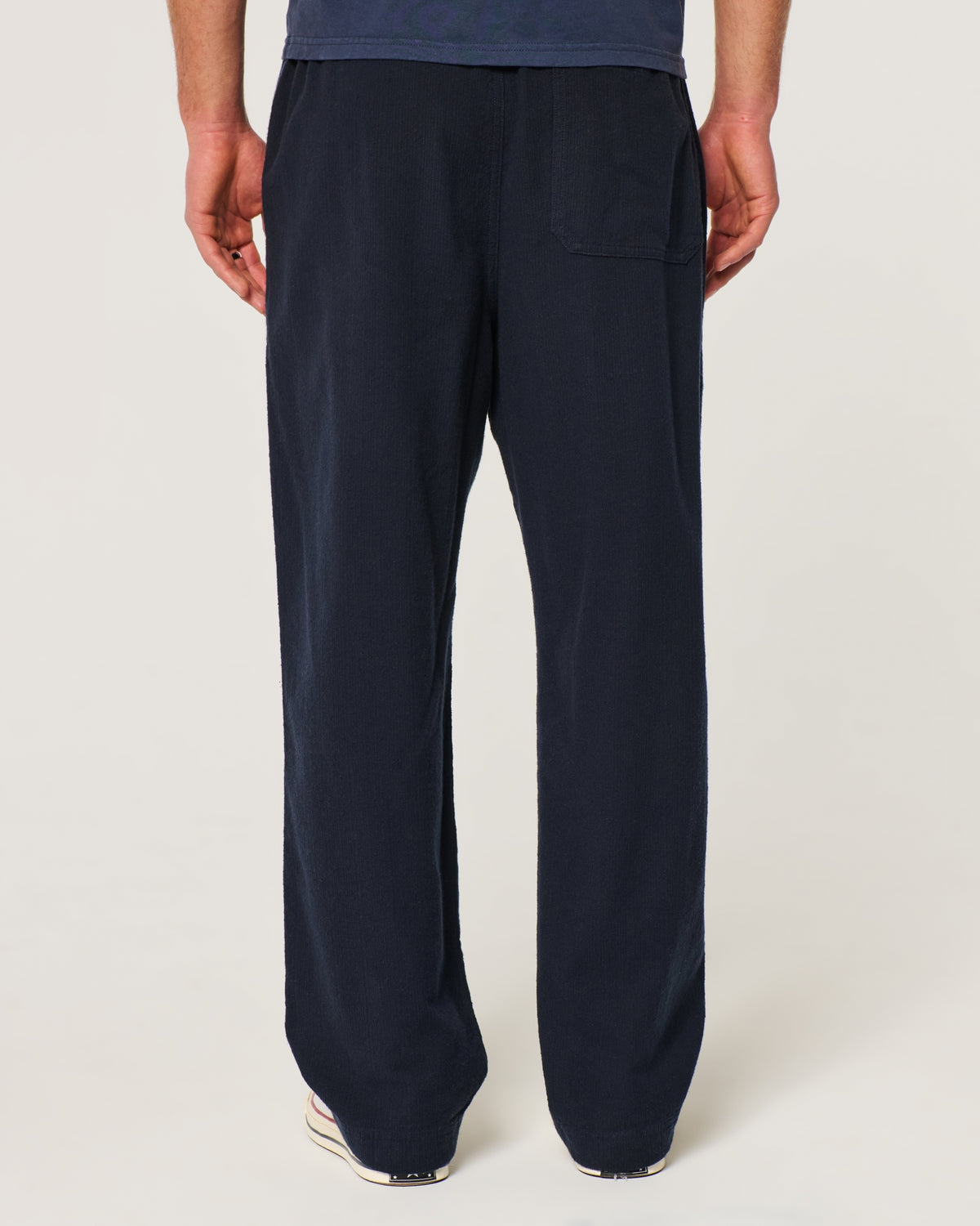 Hollister Textural Baggy Pull-On Pants