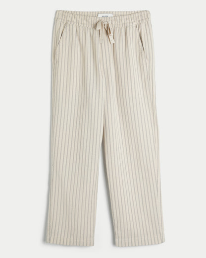 Hollister Textural Baggy Pull-On Pants
