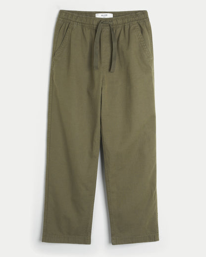 Hollister Baggy Canvas Pull-On Pants