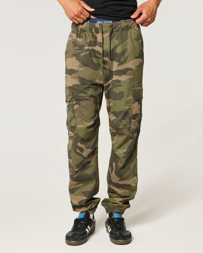 Hollister Loose Twill Cargo Joggers