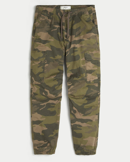 Hollister Loose Twill Cargo Joggers