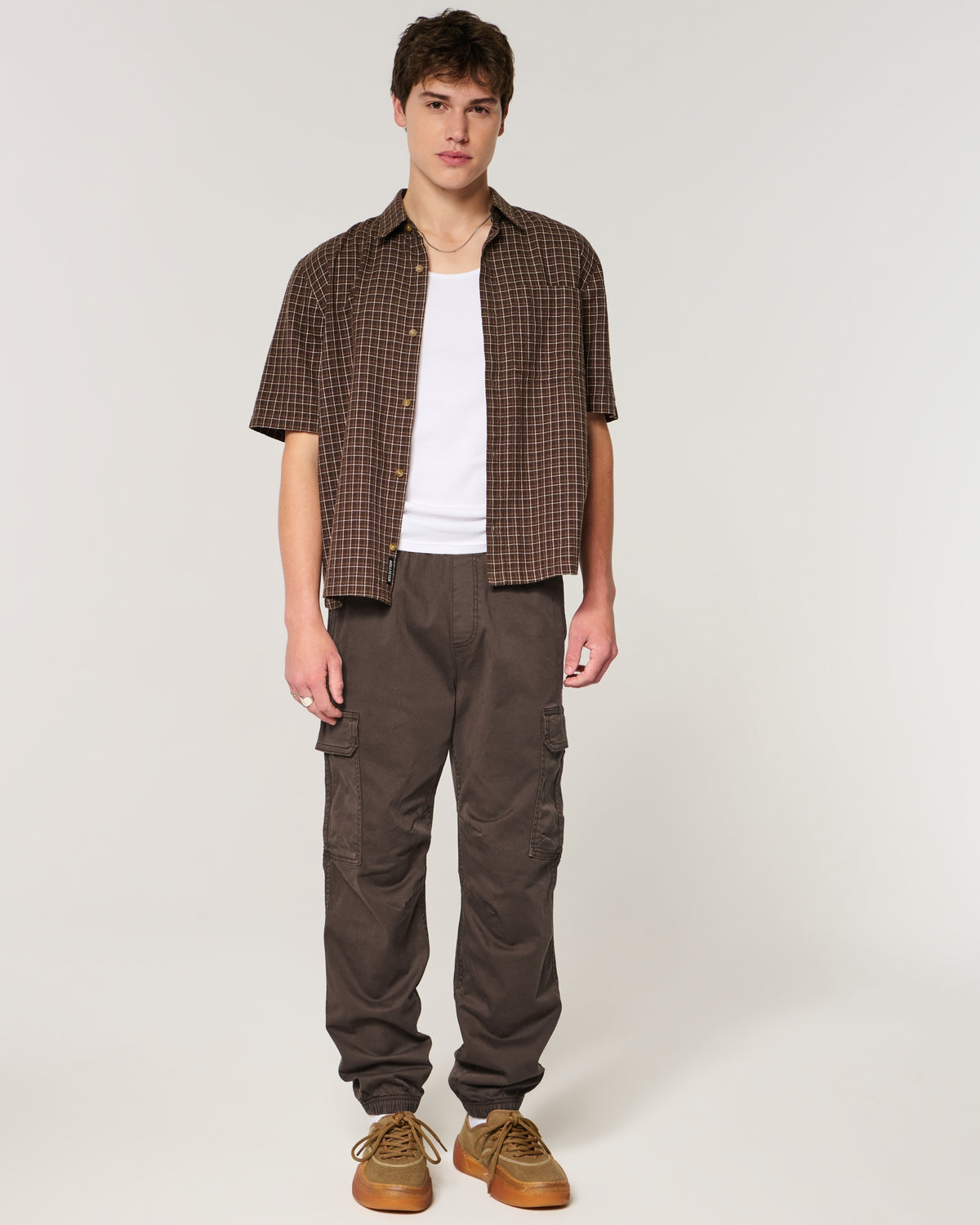 Hollister Loose Twill Cargo Joggers