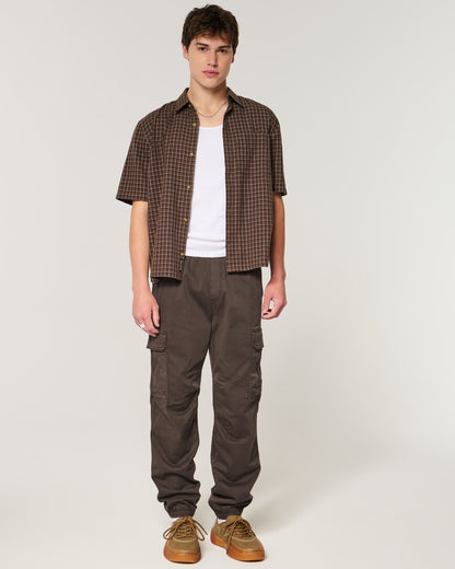Hollister Loose Twill Cargo Joggers