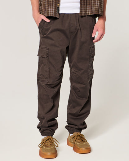 Hollister Loose Twill Cargo Joggers