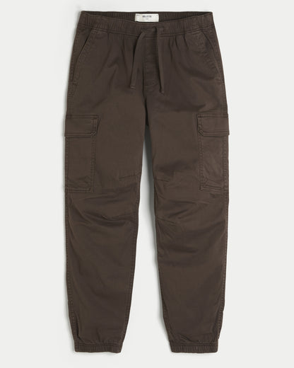 Hollister Loose Twill Cargo Joggers
