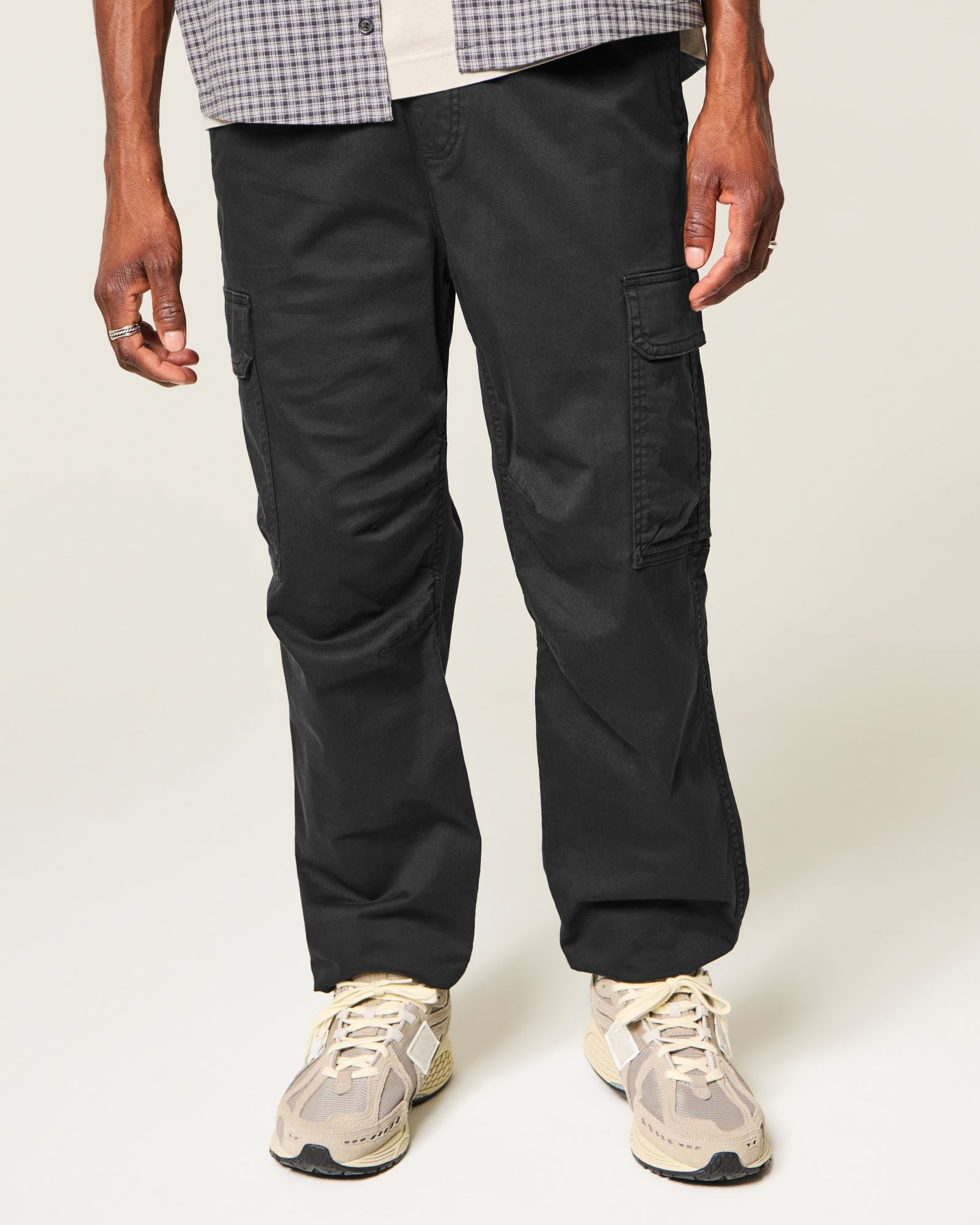 Hollister Loose Twill Cargo Joggers