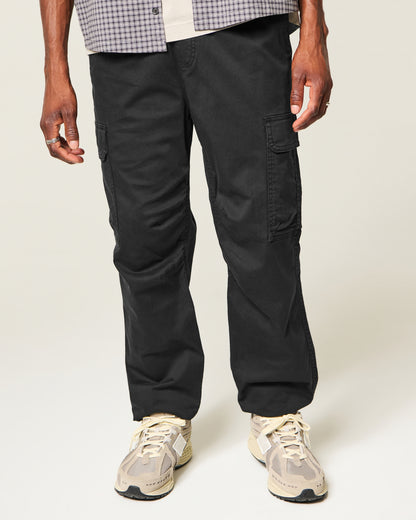 Hollister Loose Twill Cargo Joggers