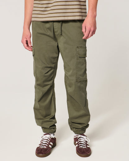 Hollister Loose Twill Cargo Joggers