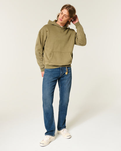 Hollister Black No Fade Slim Straight Jeans