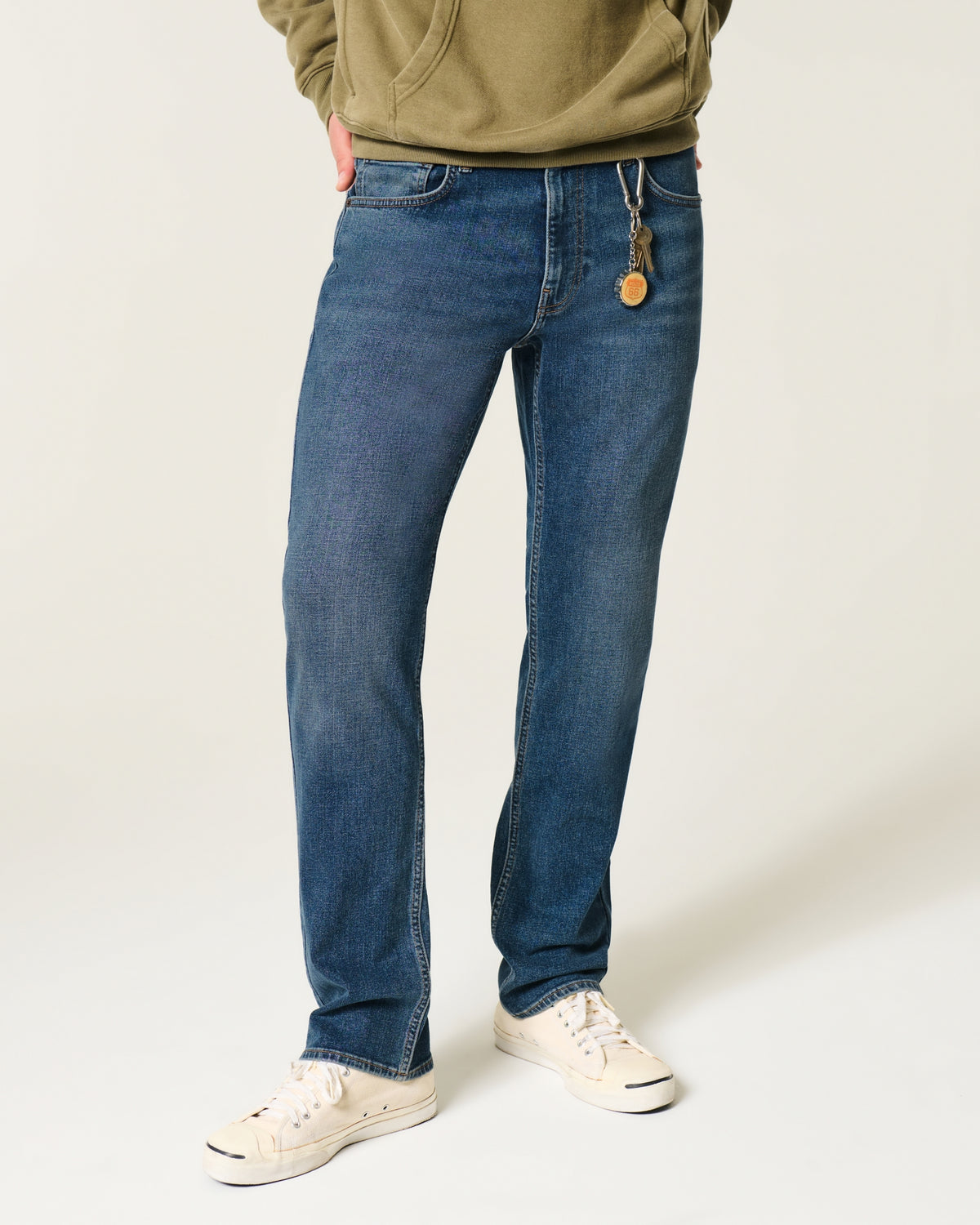 Hollister Black No Fade Slim Straight Jeans
