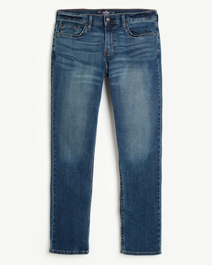 Hollister Black No Fade Slim Straight Jeans