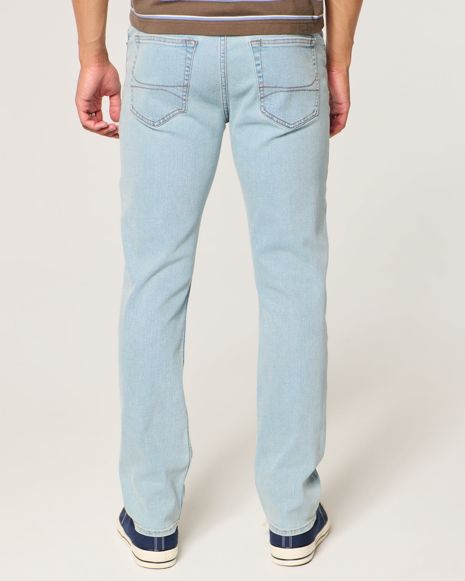 Hollister Black No Fade Slim Straight Jeans