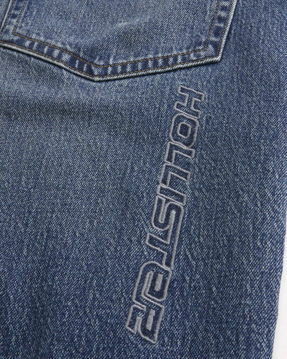 Hollister Low-Rise Logo Embroidery Baggy Jeans (Length 30)