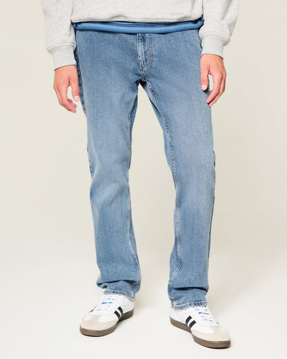 Hollister Black No Fade Slim Straight Jeans