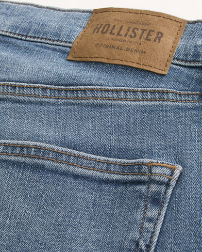 Hollister Black No Fade Slim Straight Jeans