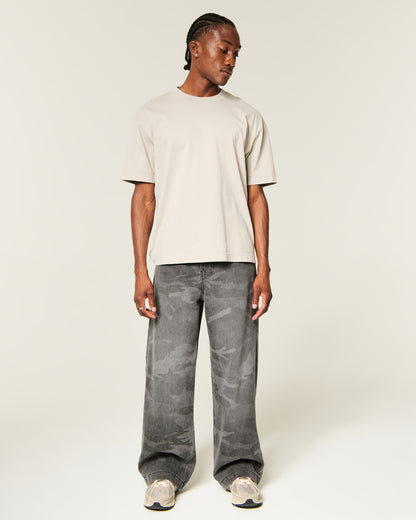 Hollister Camo Super Baggy Jeans