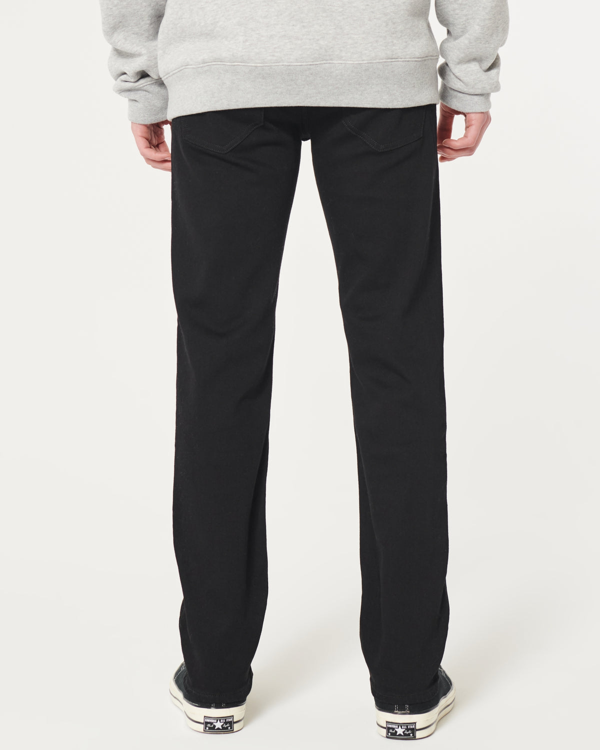 Hollister Black No Fade Slim Straight Jeans