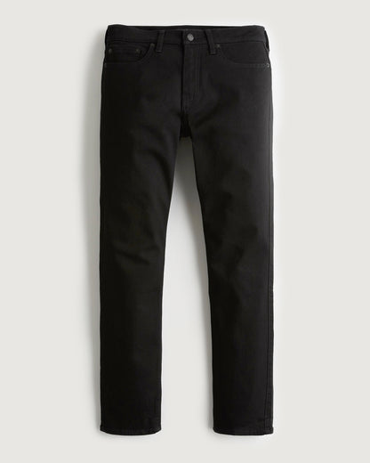 Hollister Black No Fade Slim Straight Jeans