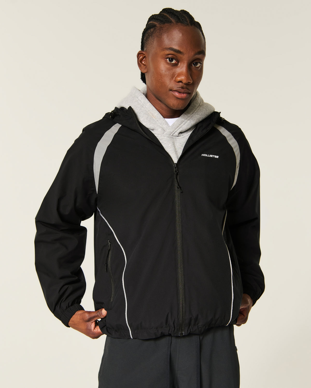 Hollister Hooded Windbreaker Jacket