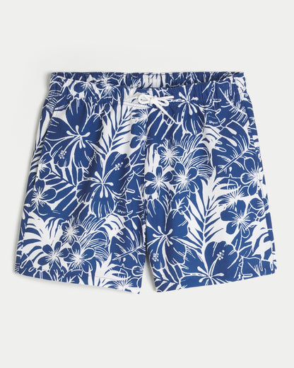 Hollister Seersucker Vacation Swim Trunks