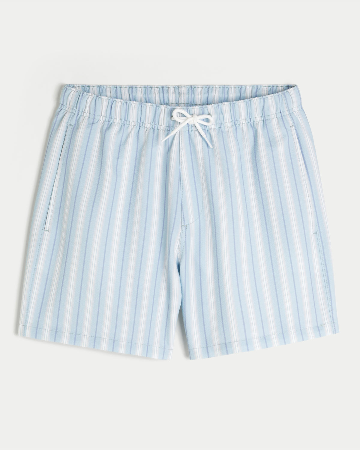 Hollister Seersucker Vacation Swim Trunks