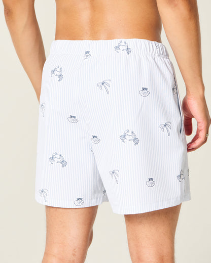 Hollister Seersucker Vacation Swim Trunks
