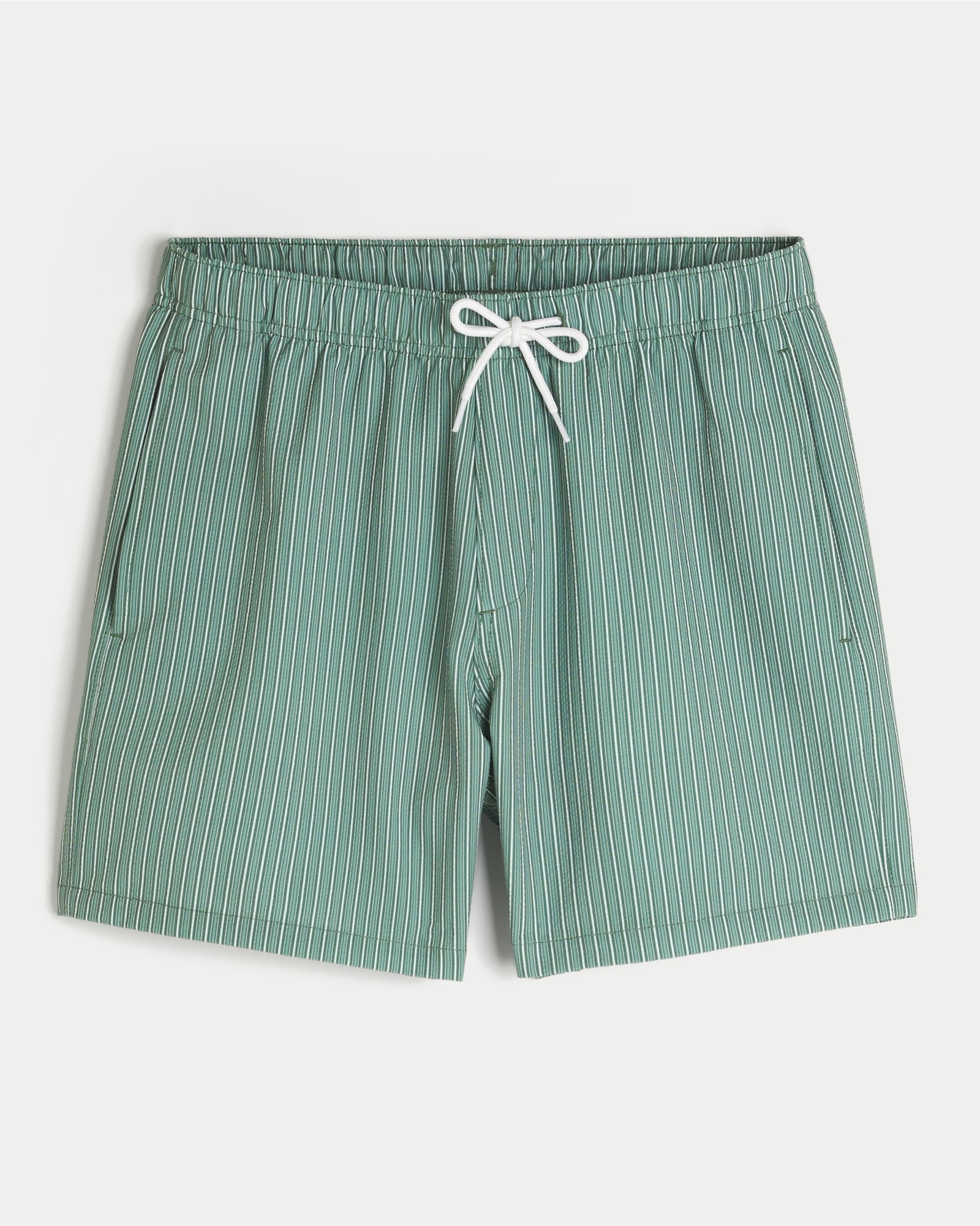 Hollister Seersucker Vacation Swim Trunks