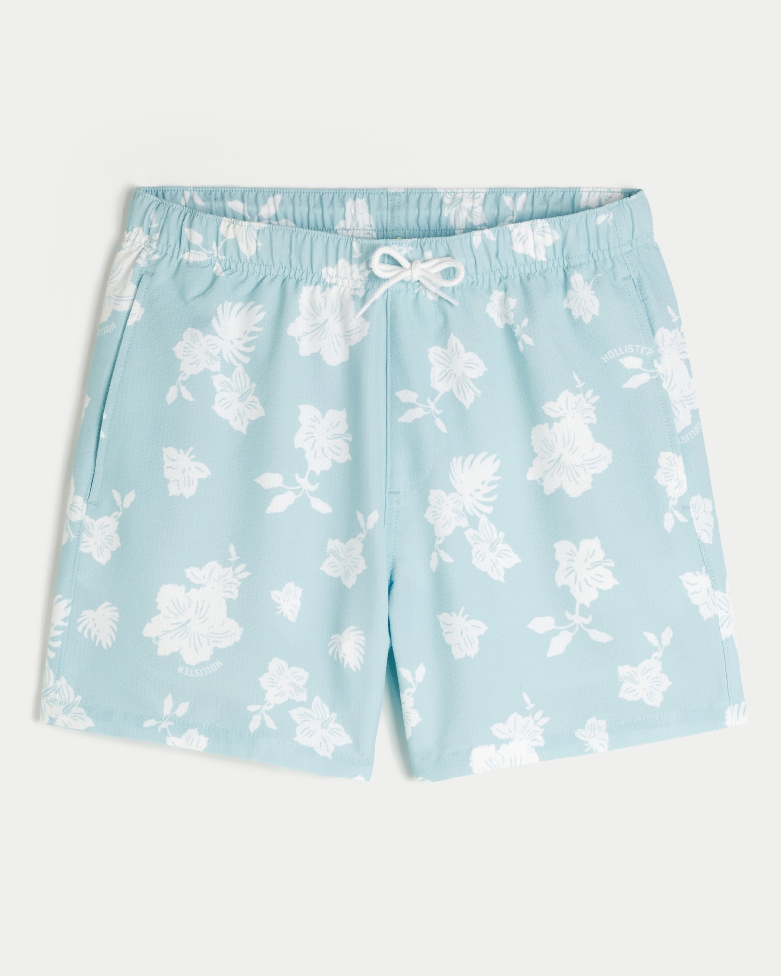 Hollister Seersucker Vacation Swim Trunks