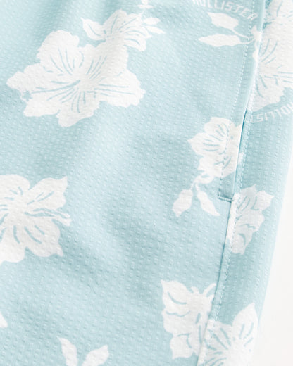 Hollister Seersucker Vacation Swim Trunks