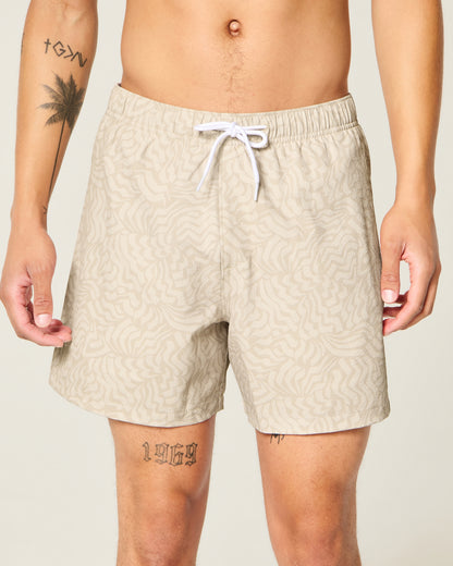 Hollister Seersucker Vacation Swim Trunks