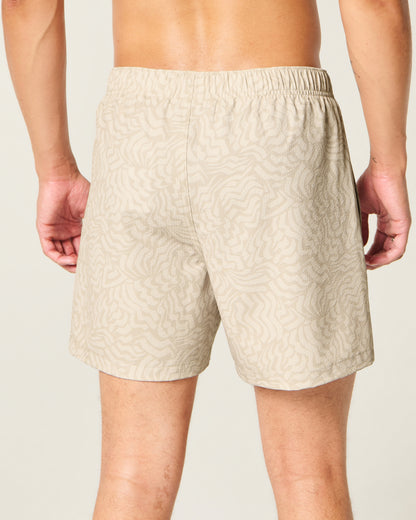 Hollister Seersucker Vacation Swim Trunks
