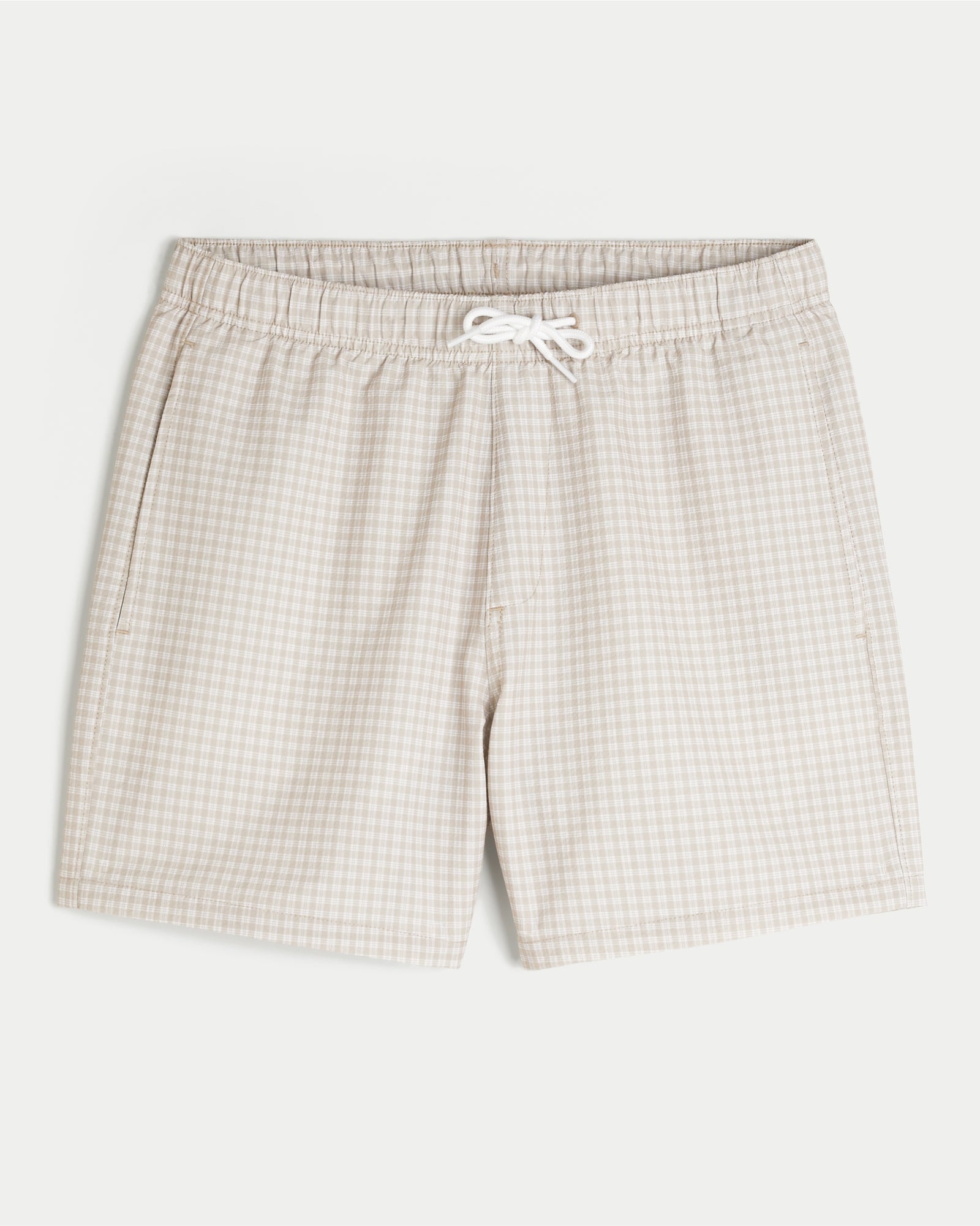 Hollister Seersucker Vacation Swim Trunks