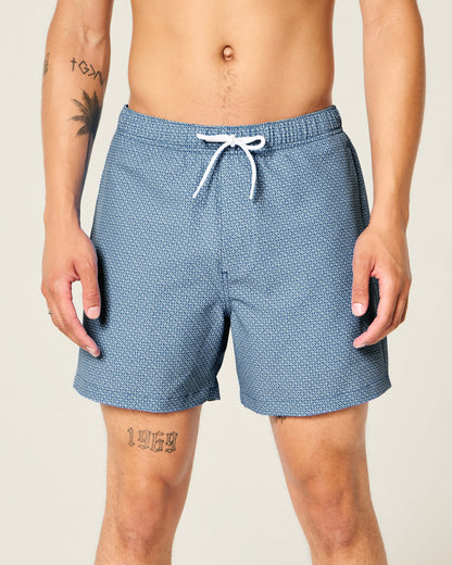 Hollister Seersucker Vacation Swim Trunks