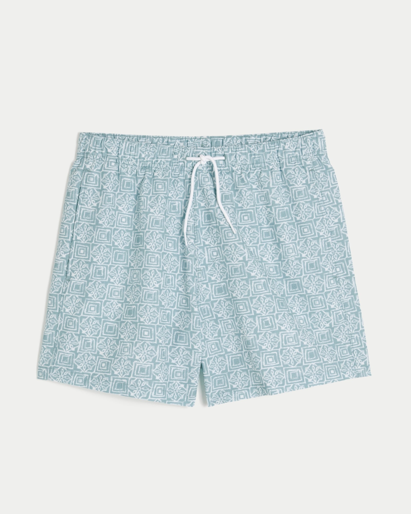 Hollister Seersucker Vacation Swim Trunks