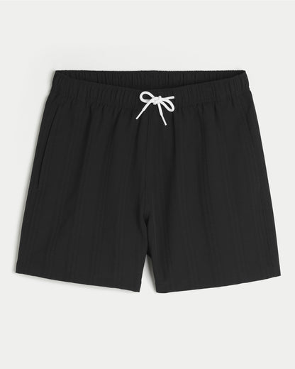 Hollister Seersucker Vacation Swim Trunks