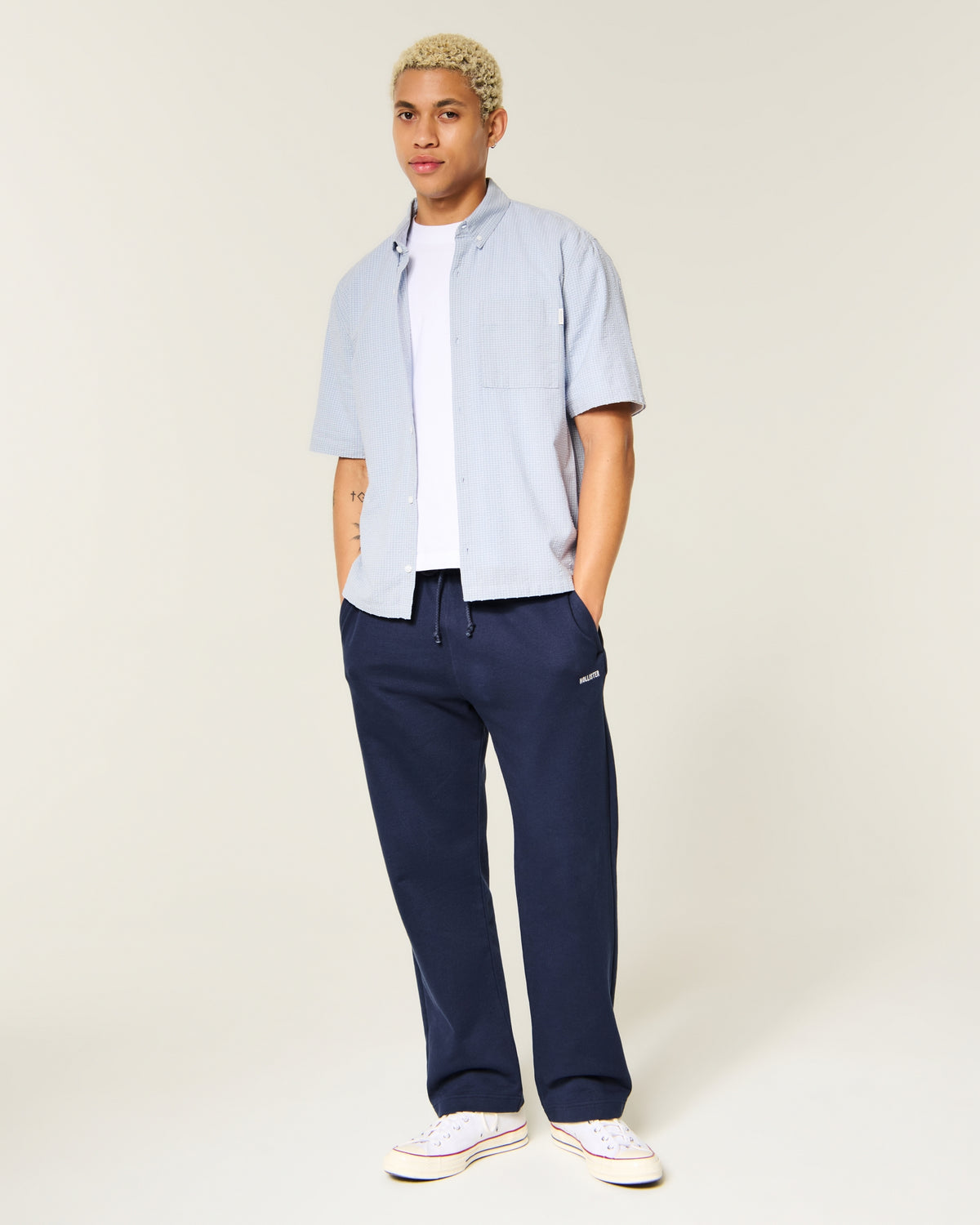 Hollister Hollister Feel Good Cotton Relaxed Straight Sweatpants