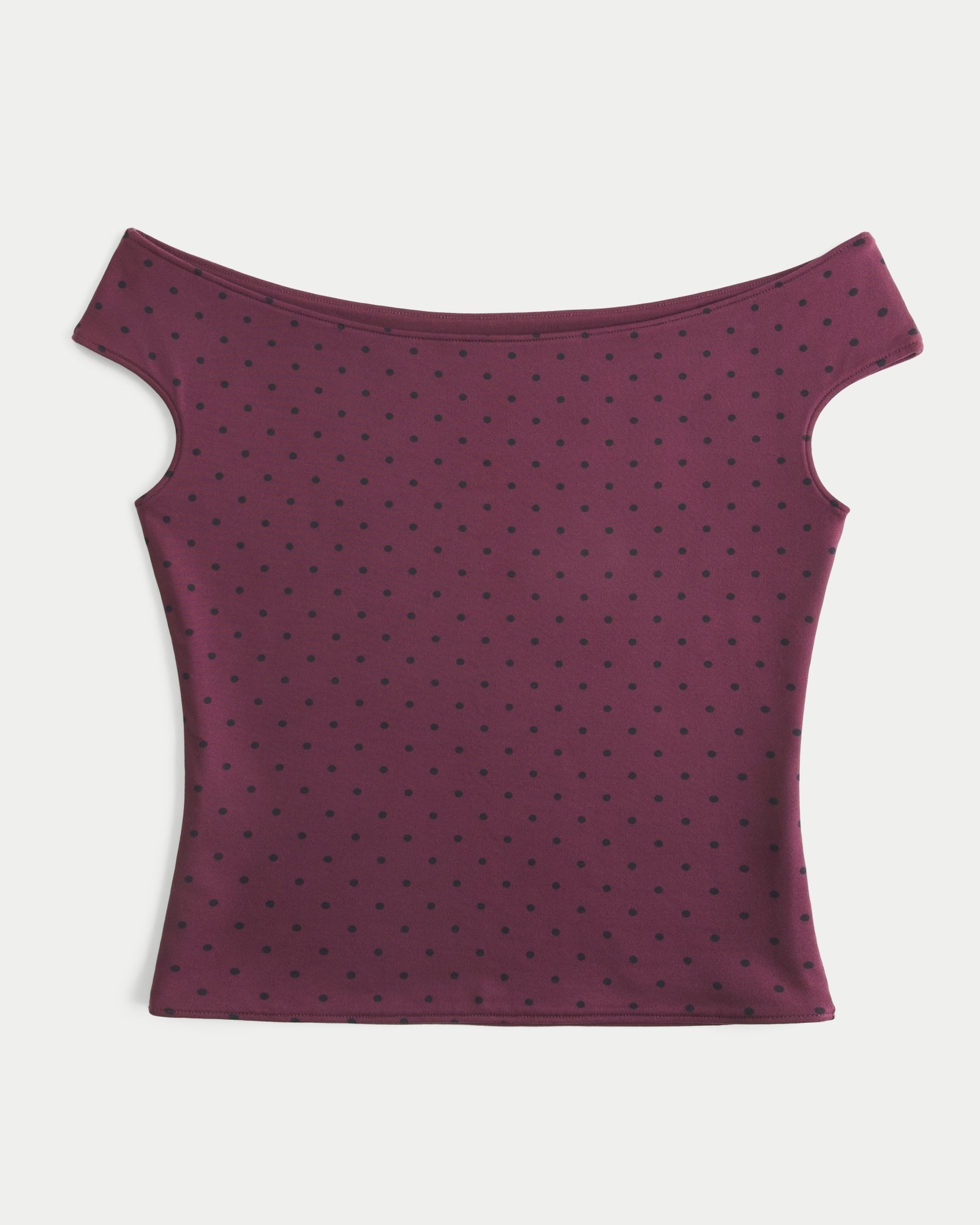 Hollister Reversible Off-the-Shoulder Seamless Fabric Top