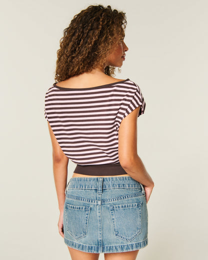 Hollister Banded Off-the-Shoulder Top