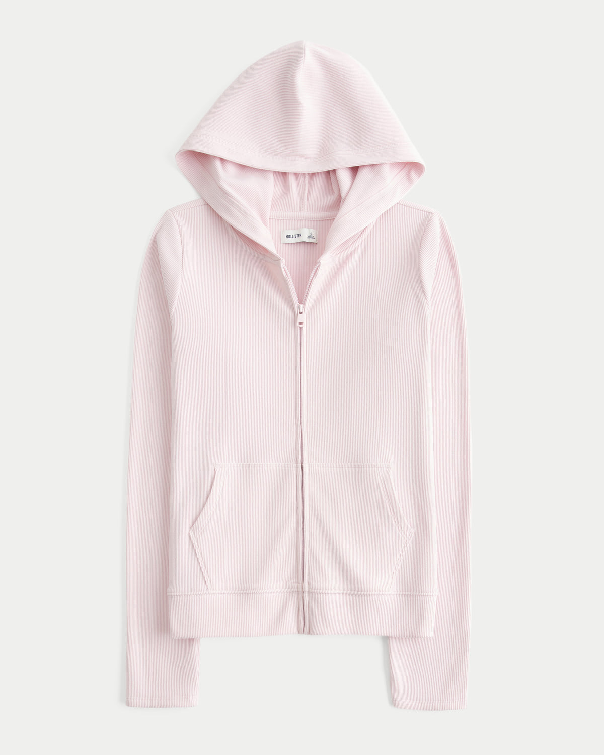Hollister Seamless Fabric Zip-Up Hoodie