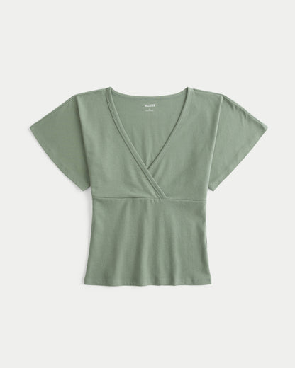 Hollister Wrap V-Neck Top