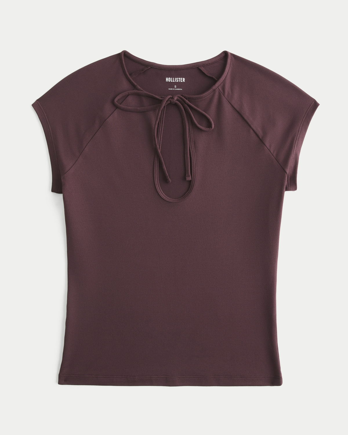 Hollister Smooth Seamless Fabric Keyhole Top