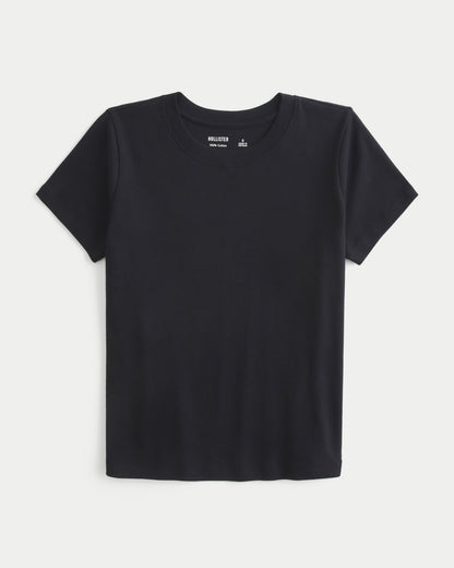 Hollister Cotton Crew Baby Tee