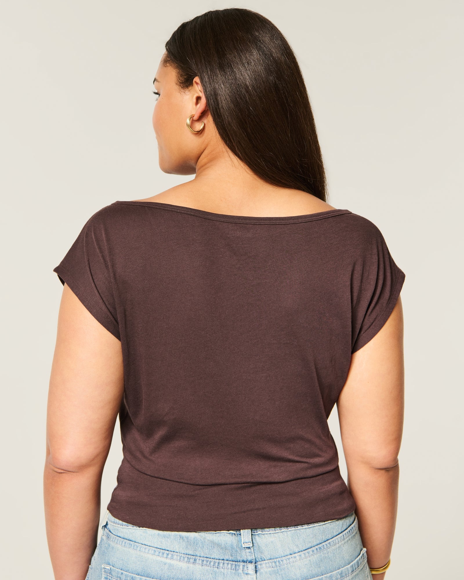 Hollister Banded Off-the-Shoulder Top