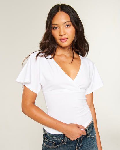 Hollister Wrap V-Neck Top