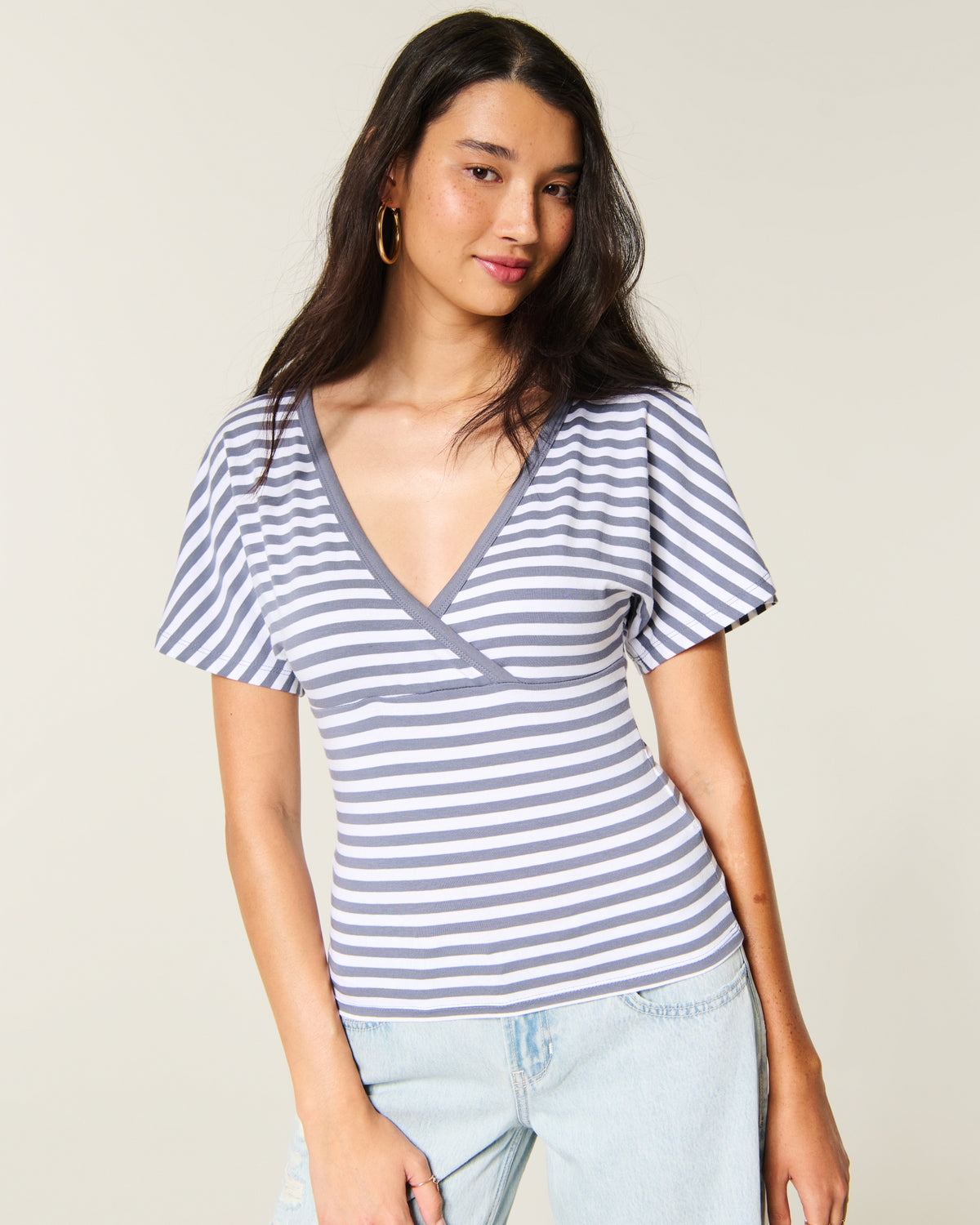 Hollister Wrap V-Neck Top