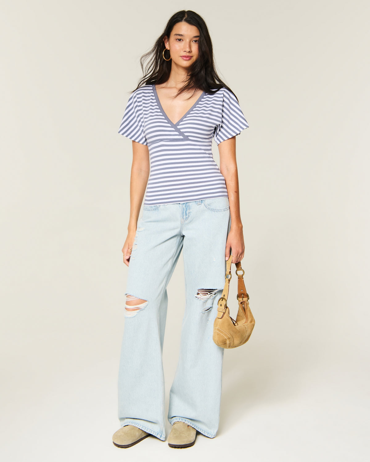 Hollister Wrap V-Neck Top
